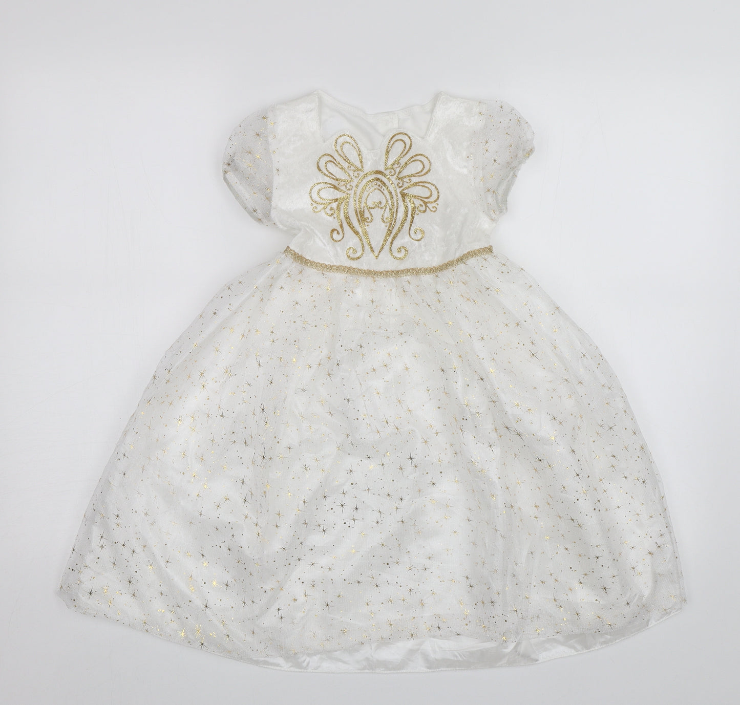 F&F Girls White   Tutu Dress  Size 3-4 Years
