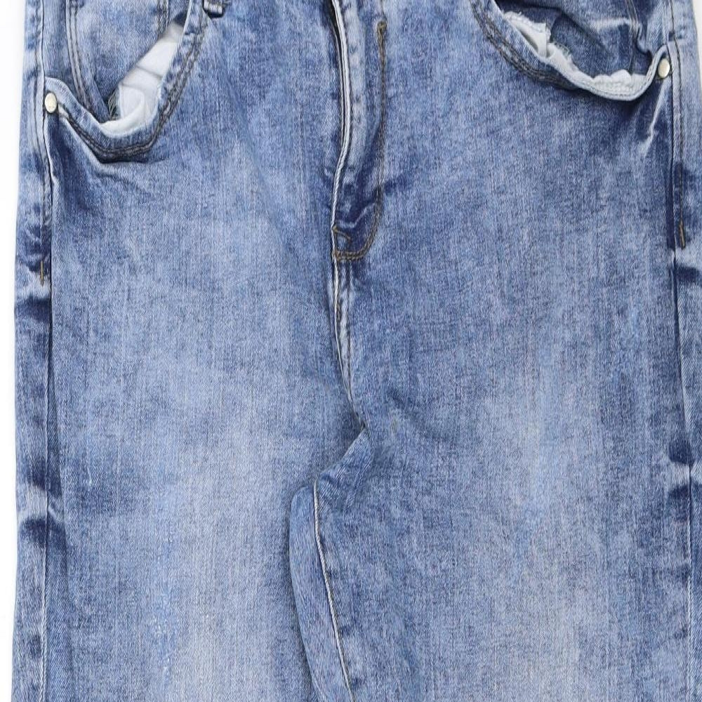 Peacocks Womens Blue   Skinny Jeans Size 14 L25 in