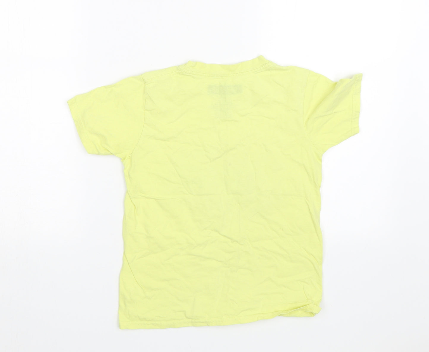 Car Fest Boys Yellow   Basic T-Shirt Size 7-8 Years