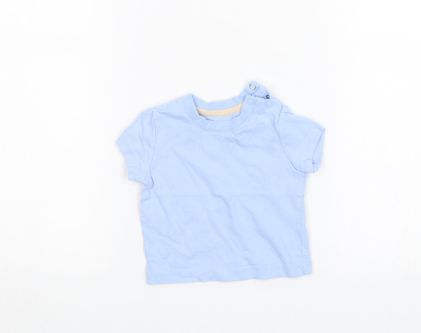 Nutmeg Baby Blue   Basic T-Shirt Size 0-3 Months
