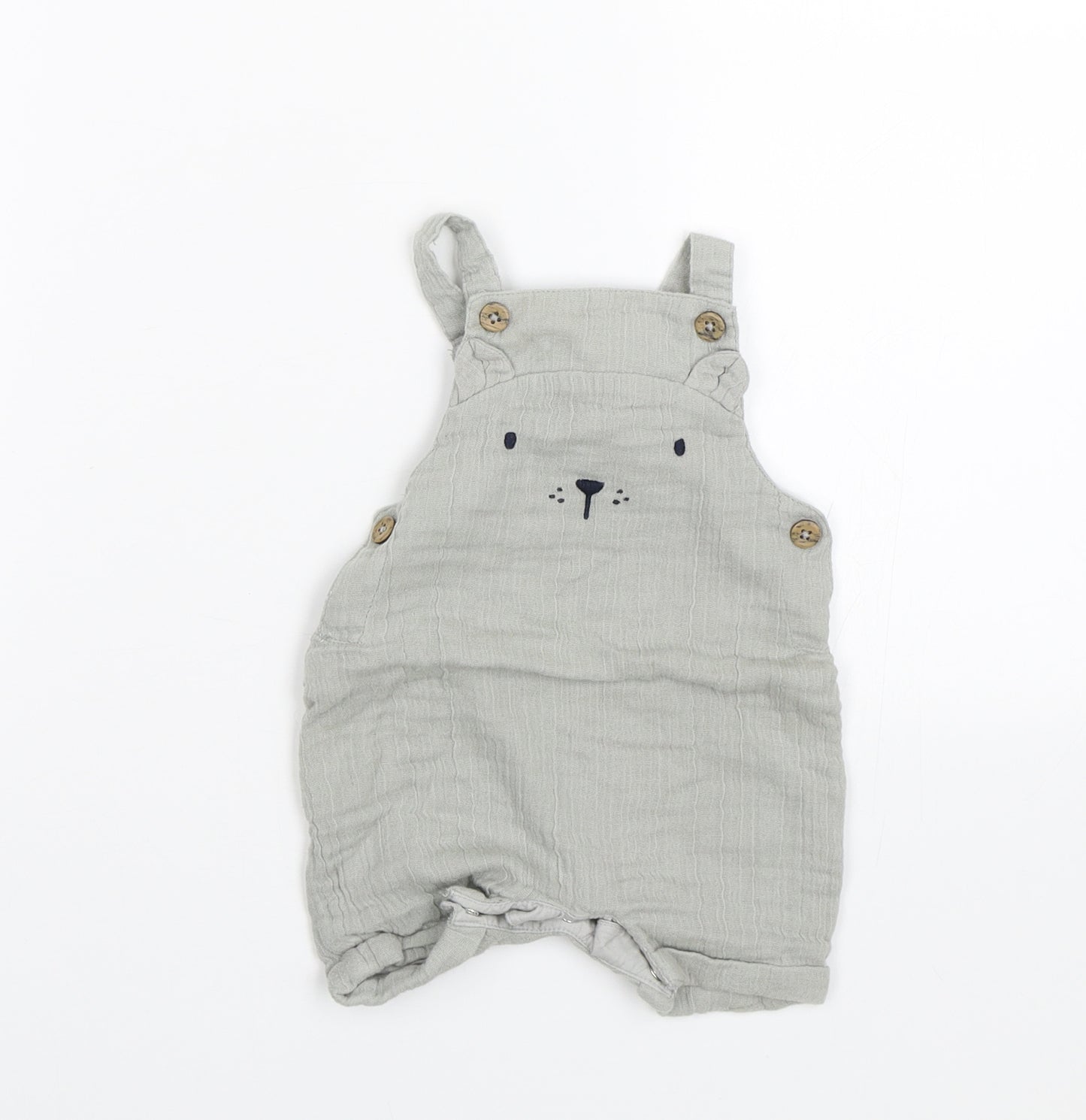 TU Baby Grey   Dungaree One-Piece Size 0-3 Months