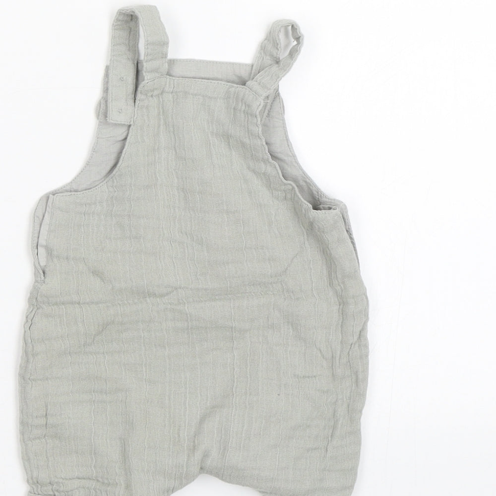 TU Baby Grey   Dungaree One-Piece Size 0-3 Months