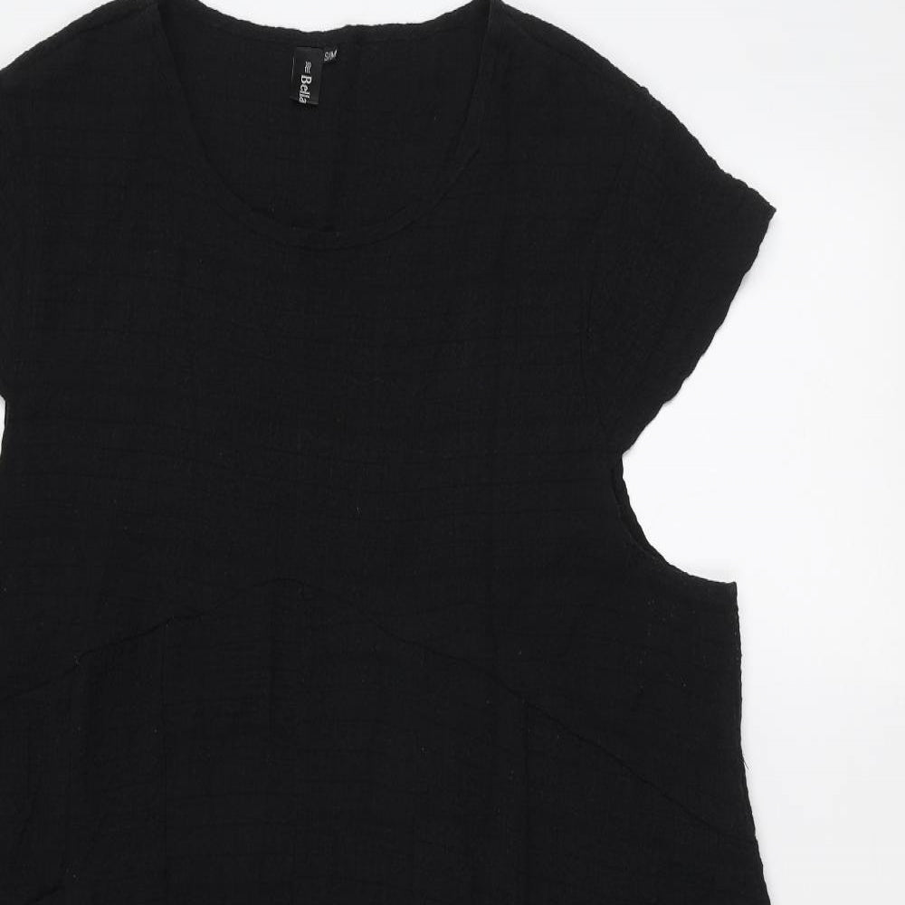 Bella Womens Black   Basic T-Shirt Size M