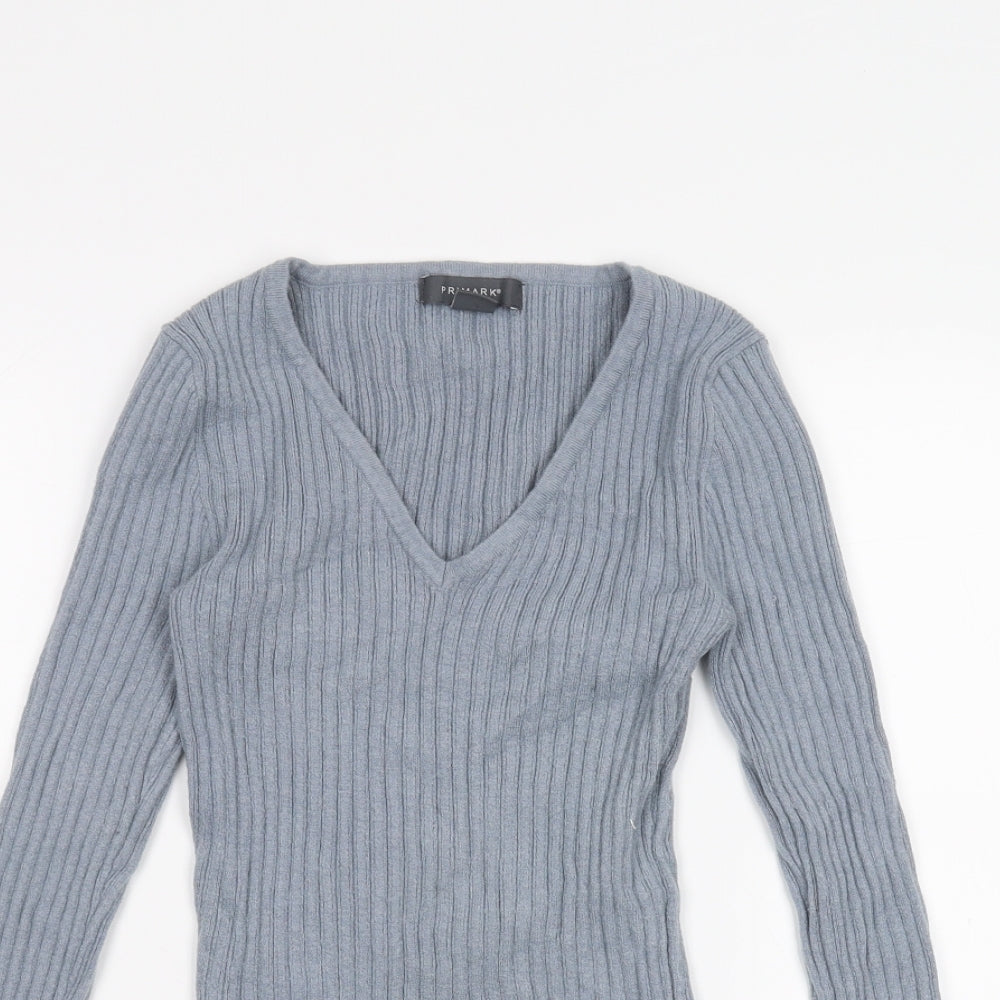 Primark Womens Blue   Basic T-Shirt Size S