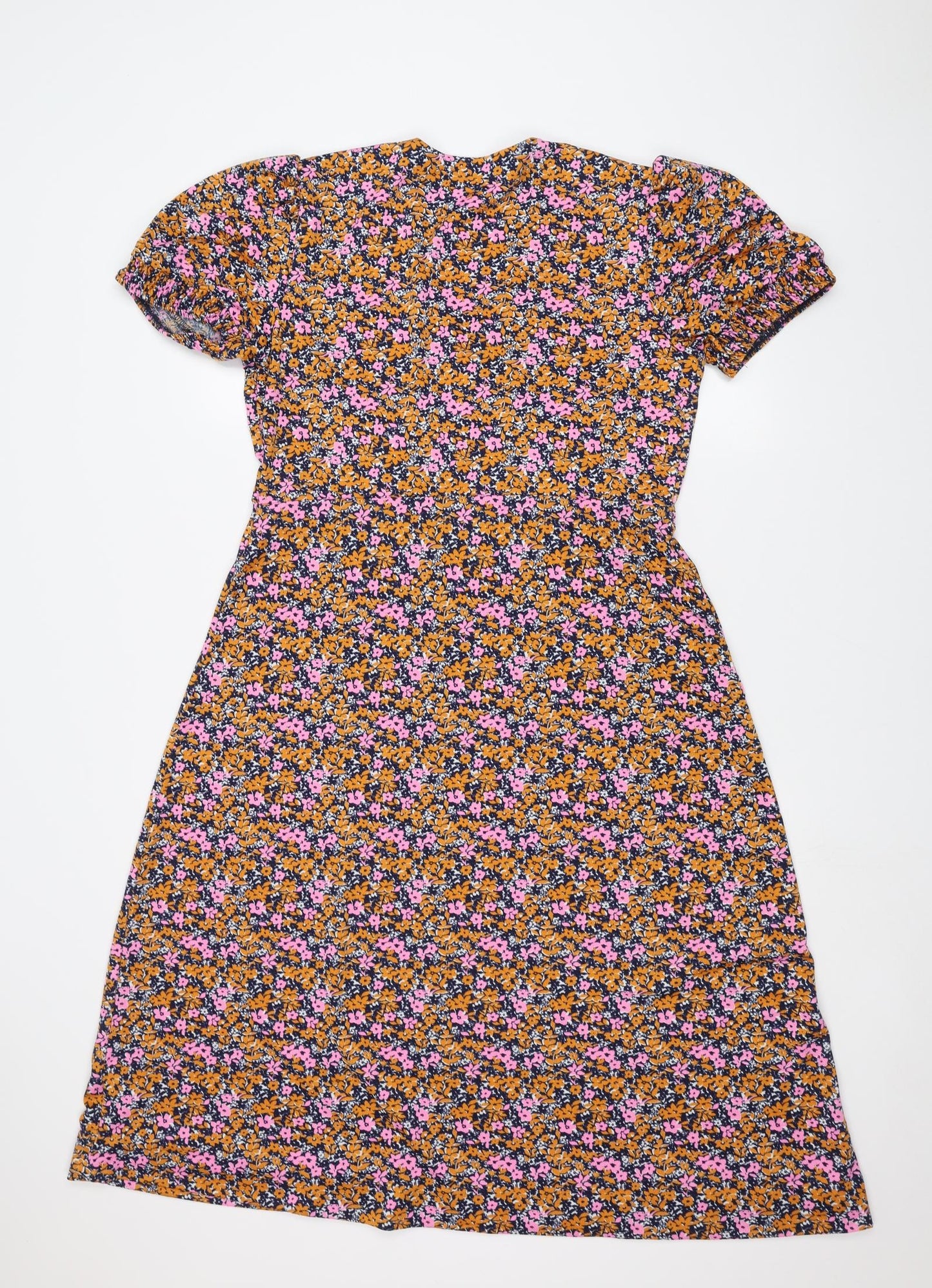 NEXT Womens Blue Floral  A-Line  Size 16