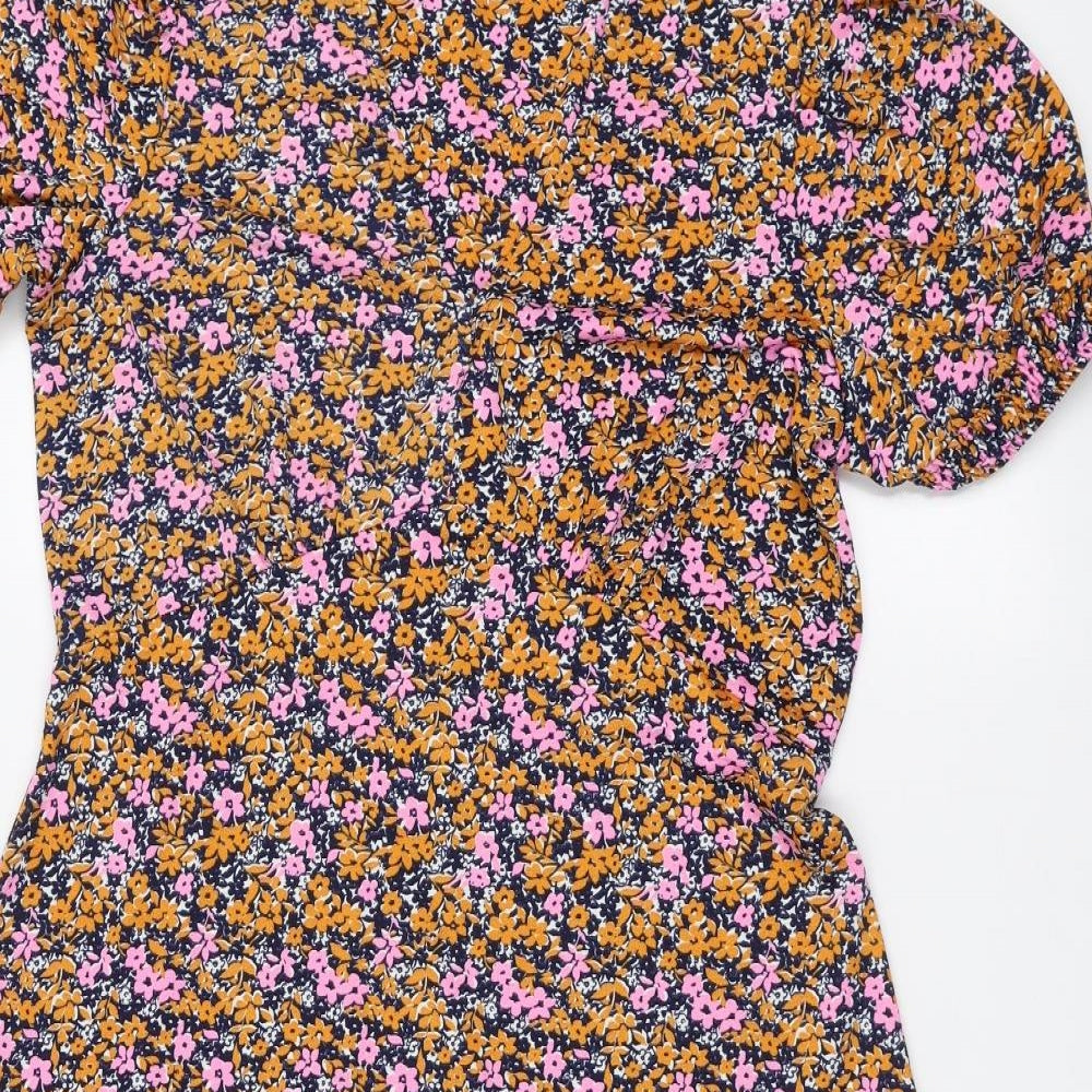NEXT Womens Blue Floral  A-Line  Size 16