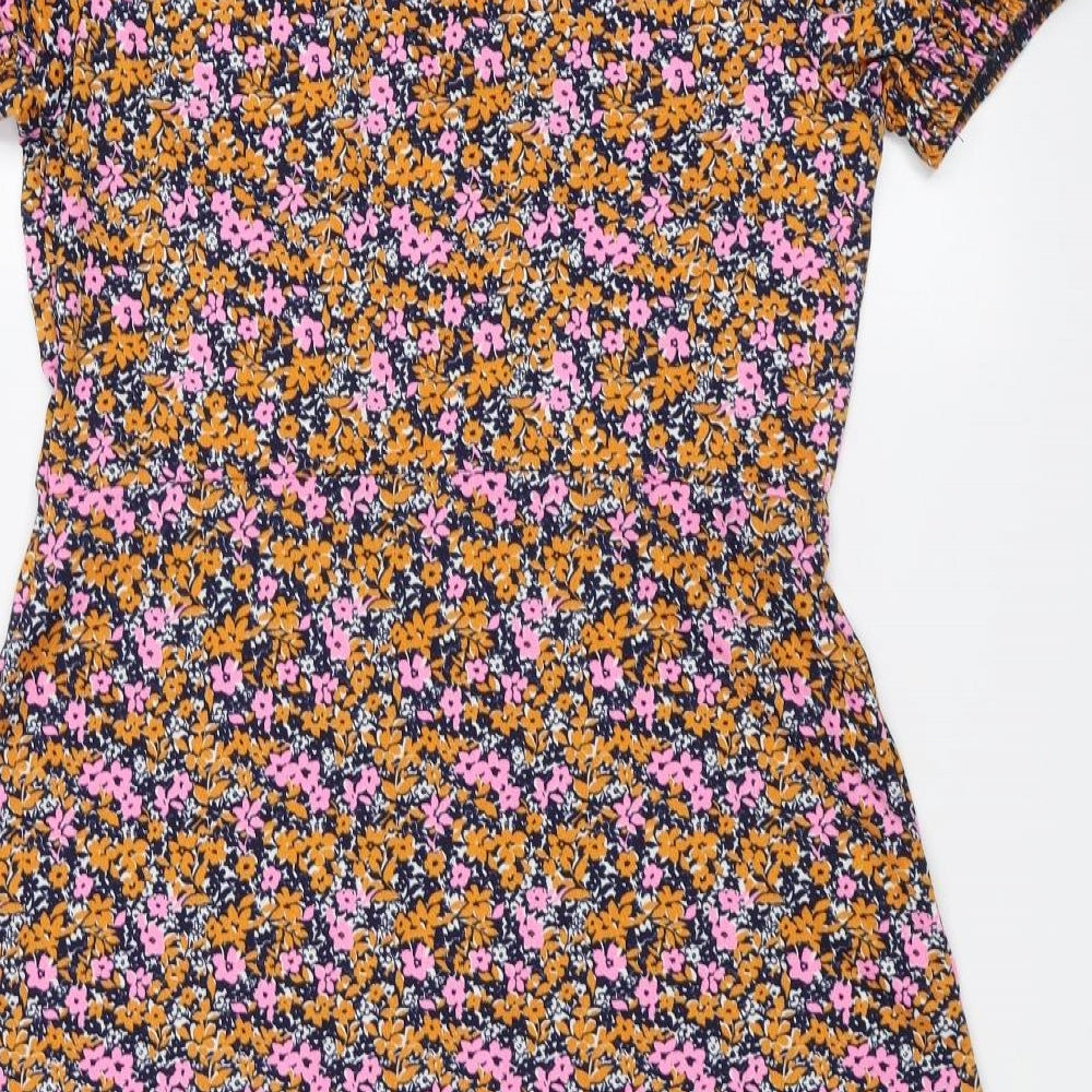 NEXT Womens Blue Floral  A-Line  Size 16