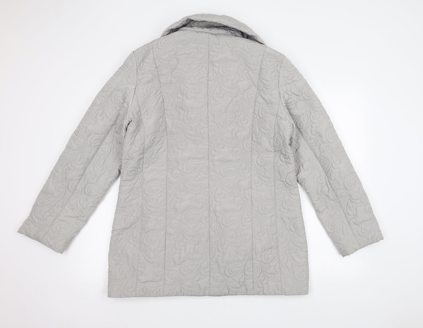 Classic Womens Grey   Pea Coat Coat Size 12