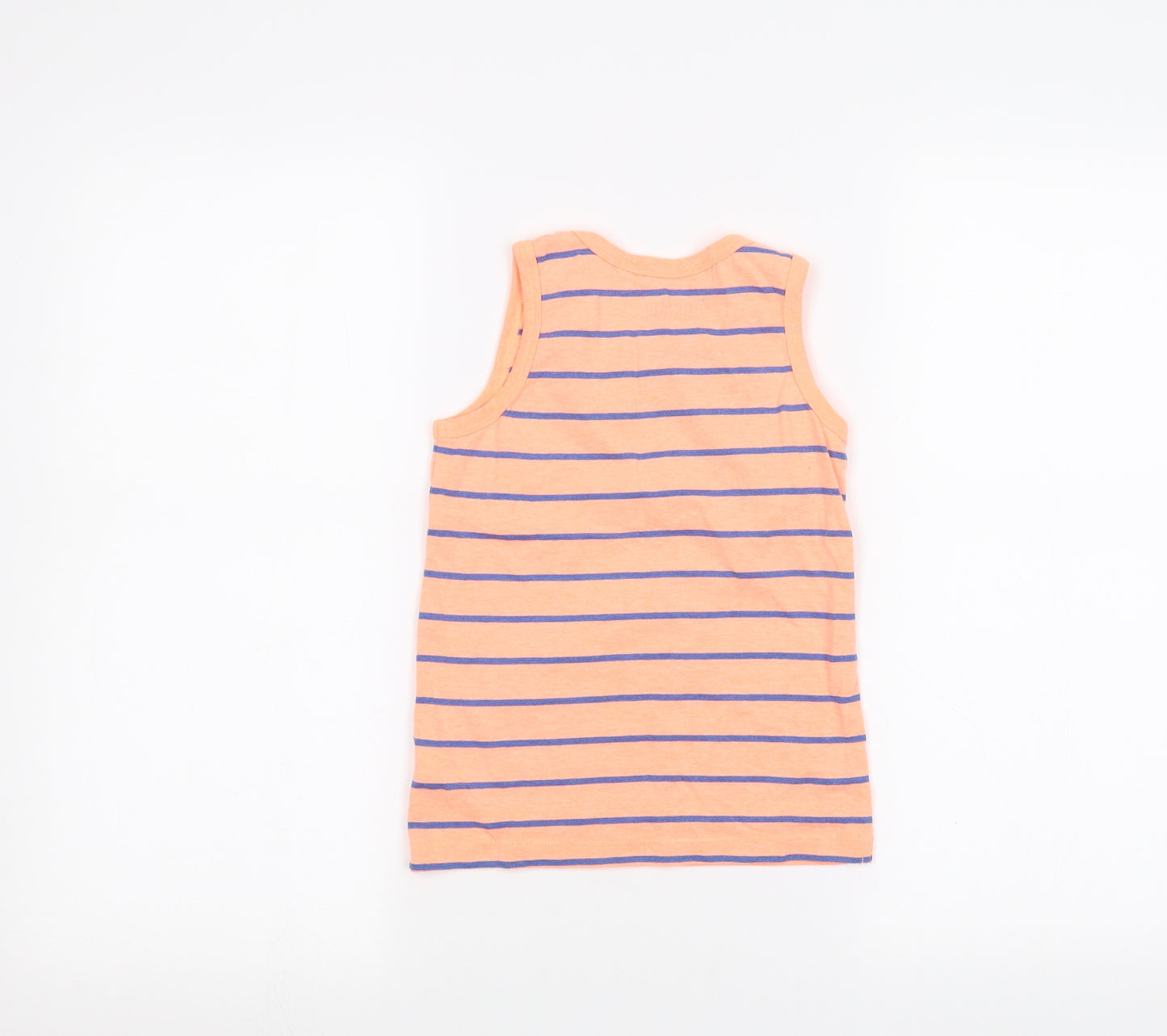 NEXT Boys Orange Striped  Basic Tank Size 5 Years