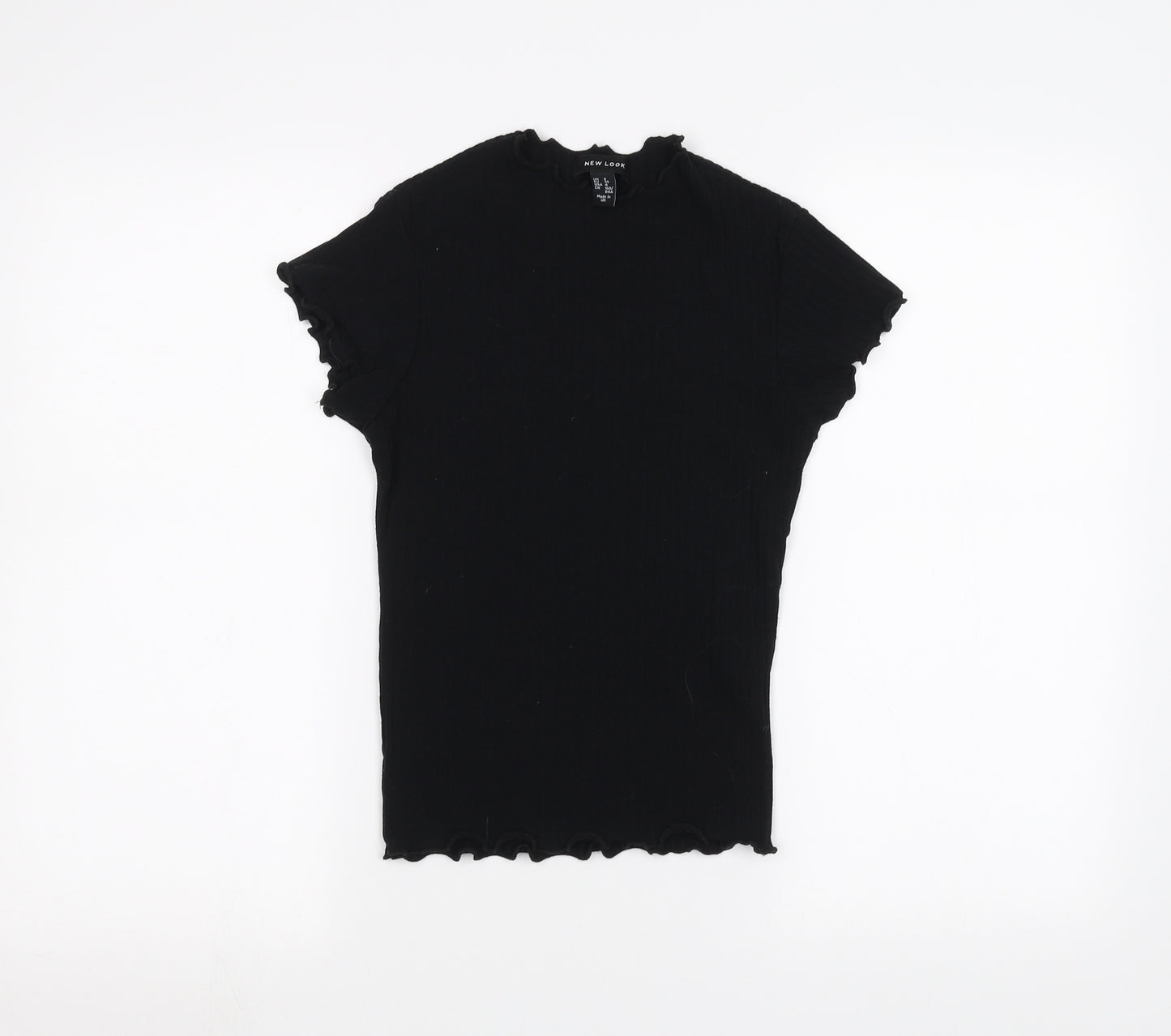 New Look Womens Black   Basic T-Shirt Size 8