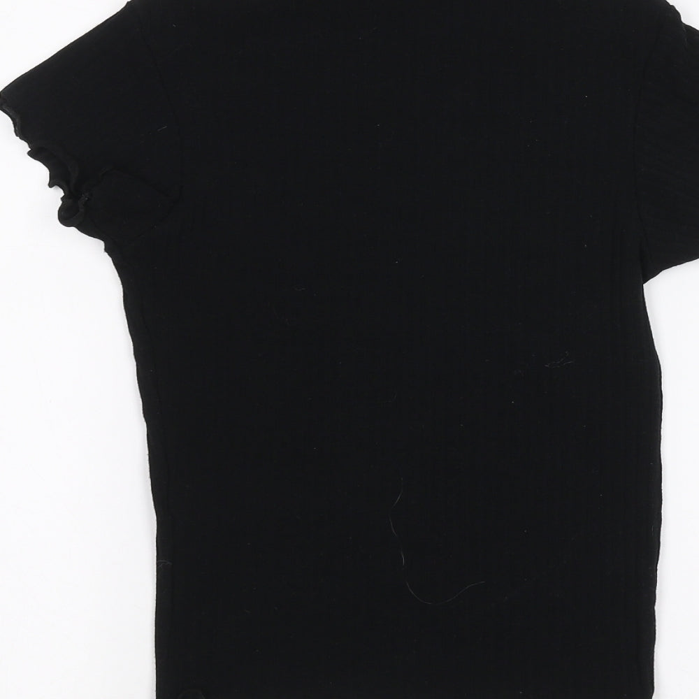New Look Womens Black   Basic T-Shirt Size 8