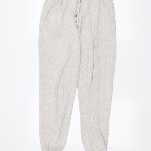 F&F Womens White   Sweatpants Trousers Size 8 L25 in