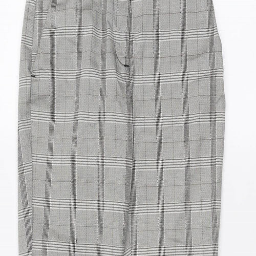 H&M Womens White   Trousers  Size 6 L26 in