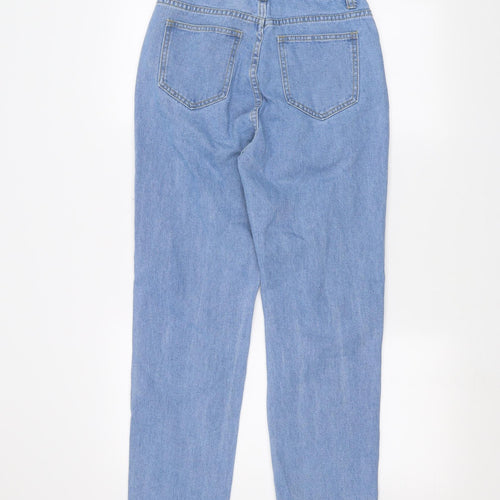 SheIn Womens Blue  Denim Straight Jeans Size S L25 in