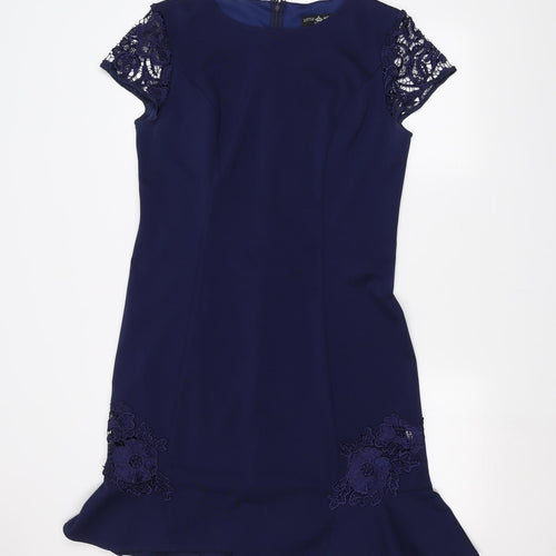 Little Misstress Womens Blue   Basic T-Shirt Size 16