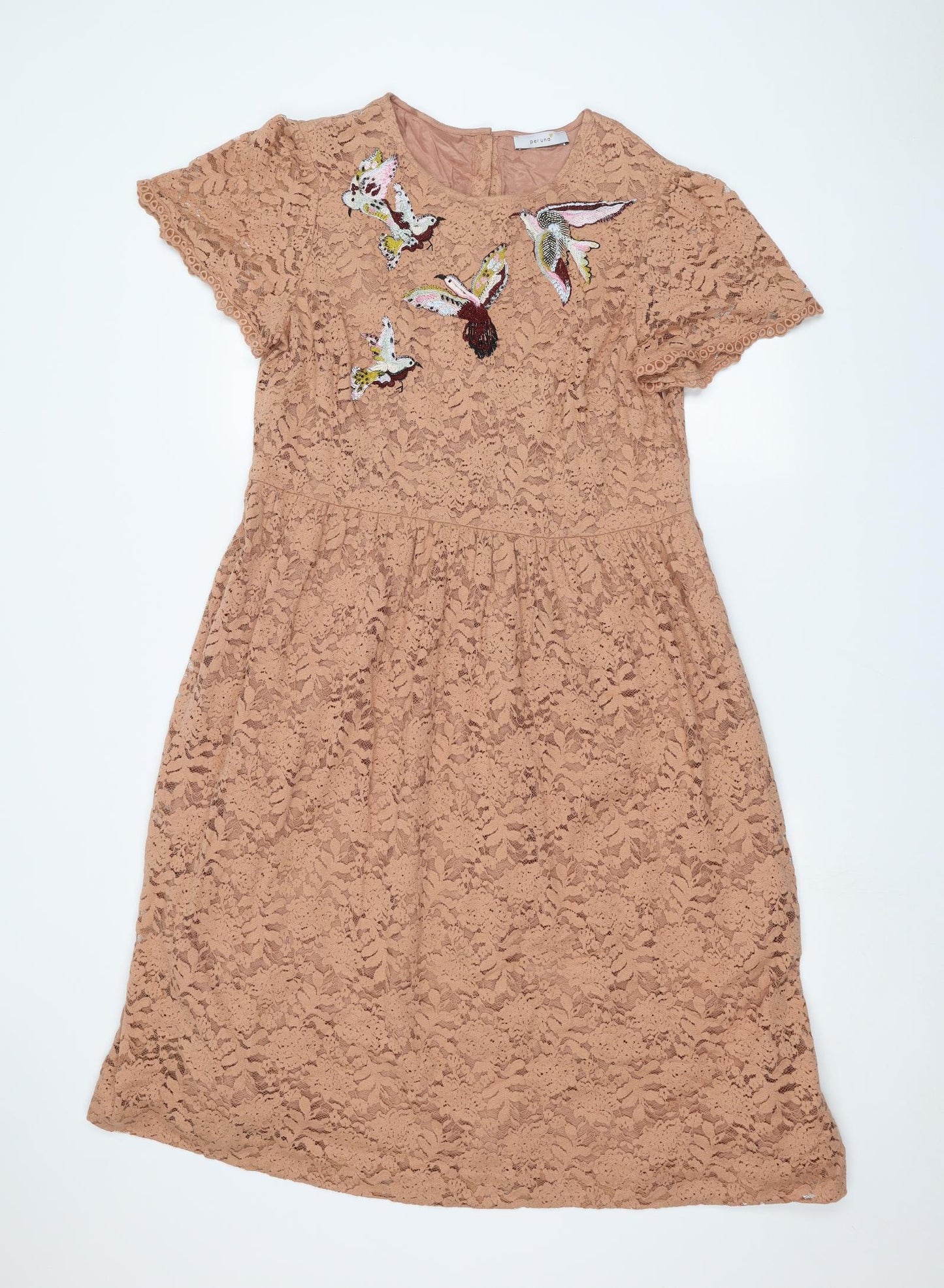 Marks and Spencer Womens Orange   A-Line  Size 16