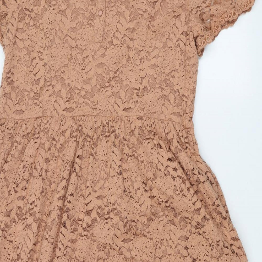 Marks and Spencer Womens Orange   A-Line  Size 16