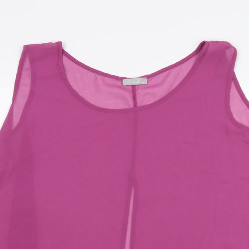 CMD Womens Purple   Basic Blouse Size 14