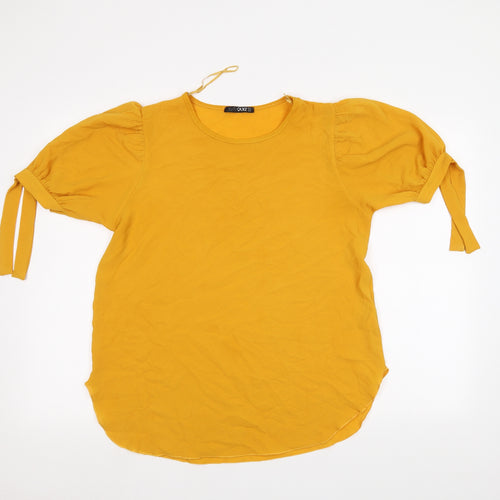 Quiz Womens Yellow   Basic Blouse Size 12