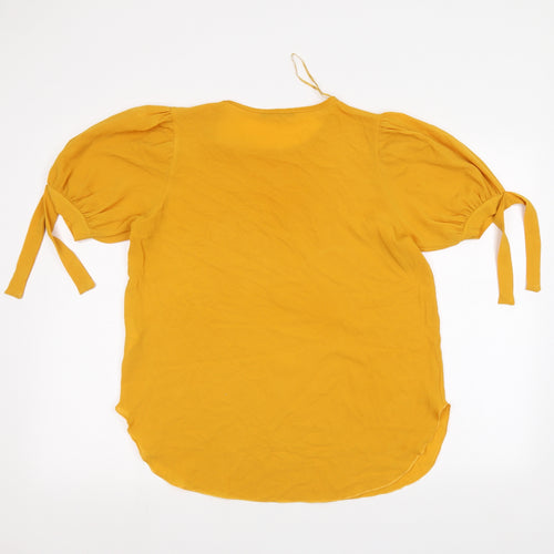 Quiz Womens Yellow   Basic Blouse Size 12