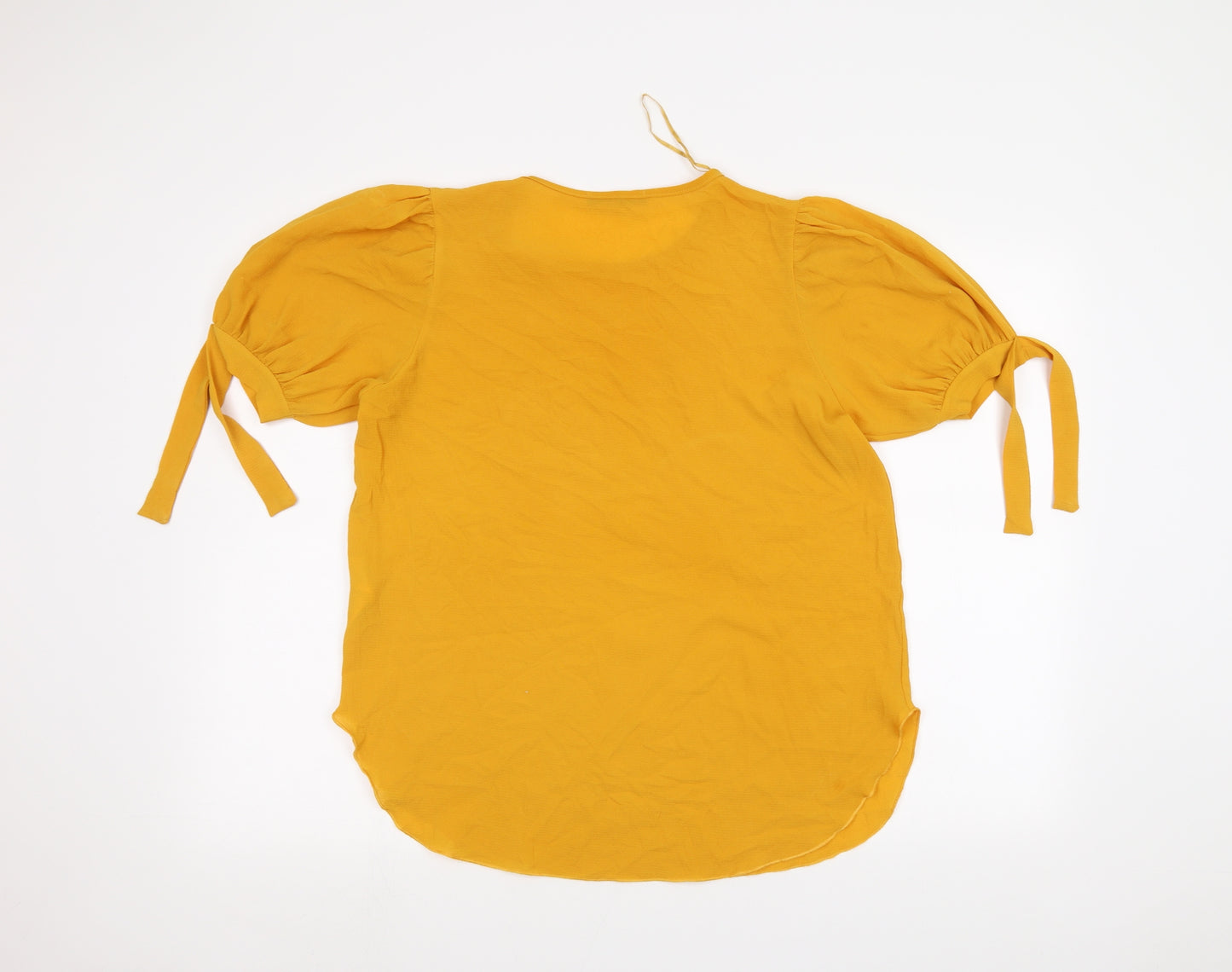 Quiz Womens Yellow   Basic Blouse Size 12