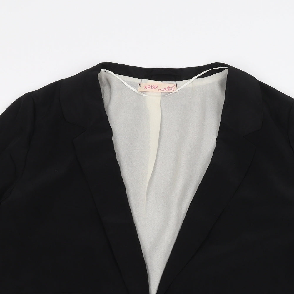 Krisp Womens Black   Jacket  Size 14
