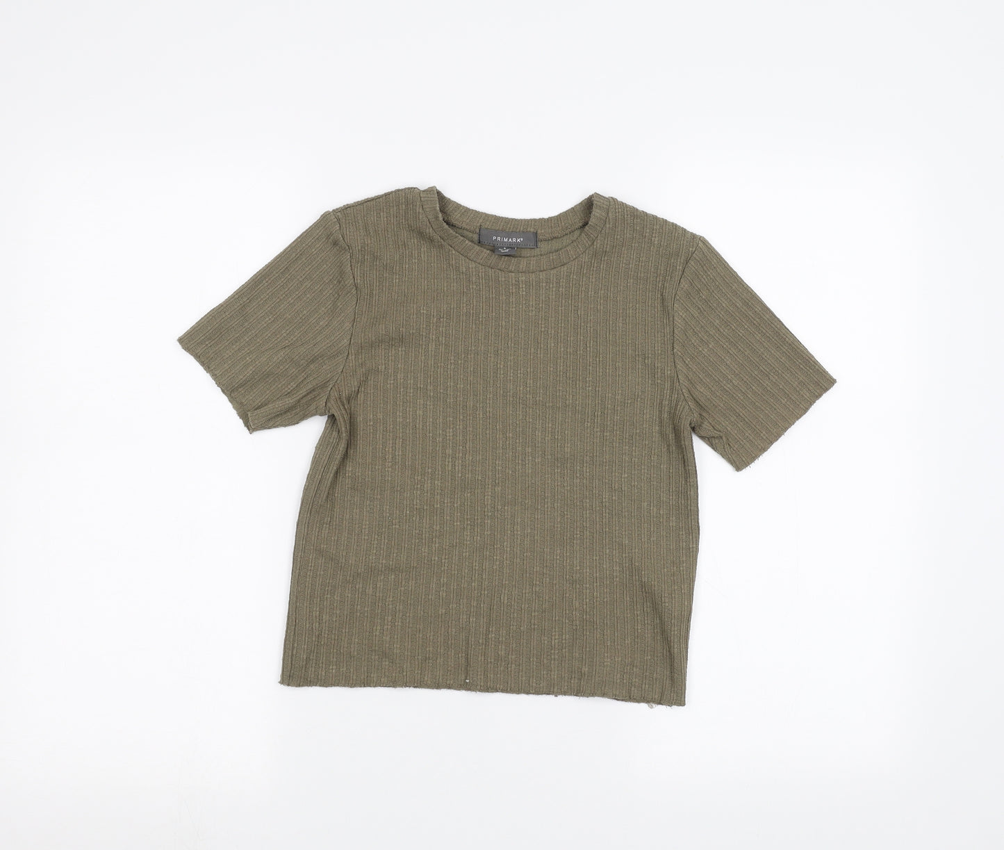 Primark Womens Green   Basic T-Shirt Size S