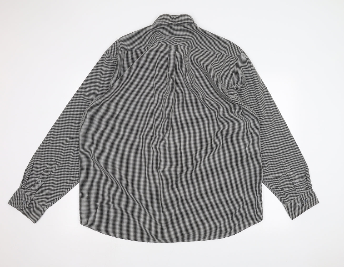 Haggar Mens Grey    Dress Shirt Size 2XL