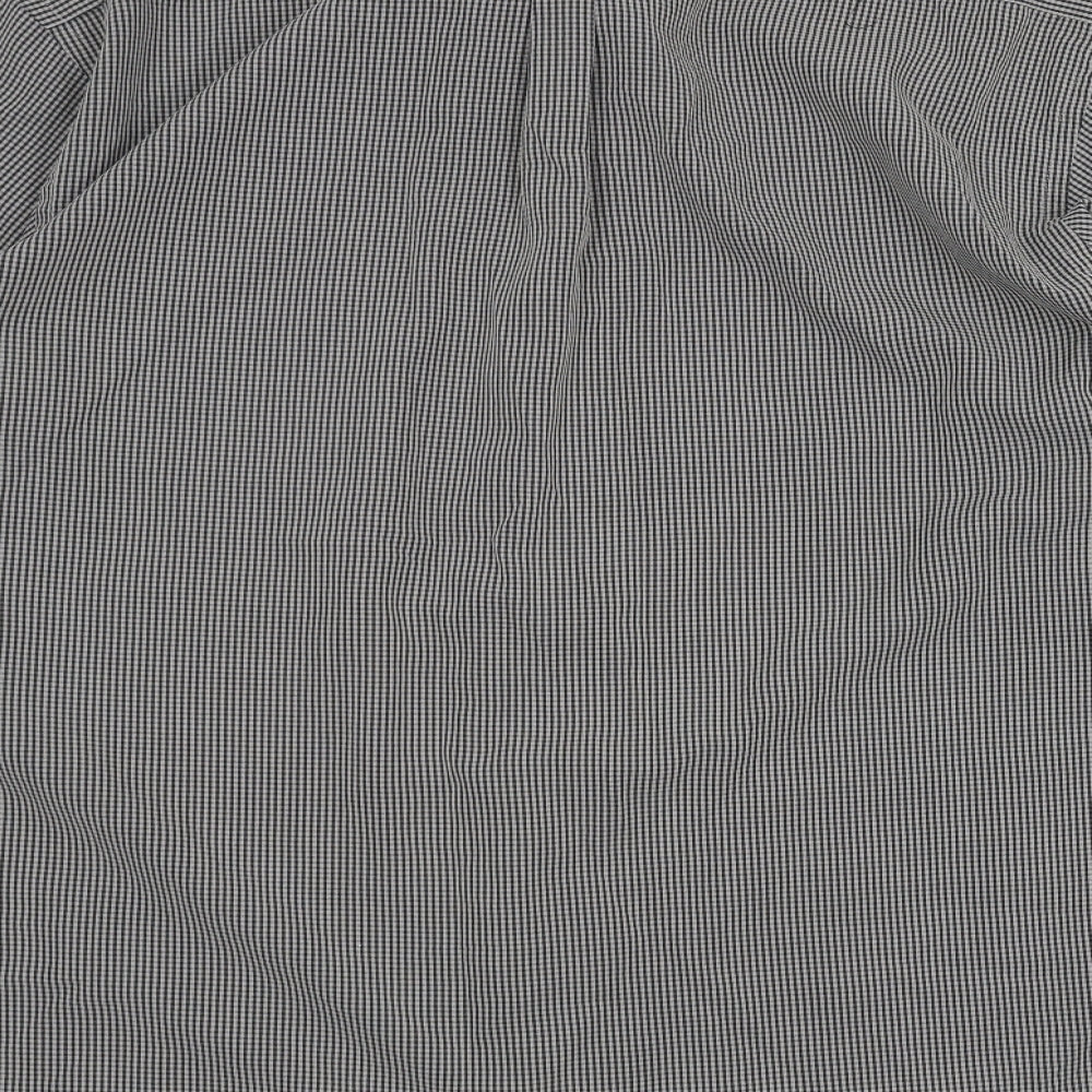 Haggar Mens Grey    Dress Shirt Size 2XL