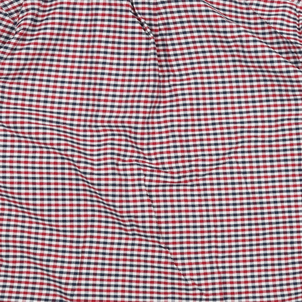Boston crew Mens Red    Dress Shirt Size 2XL