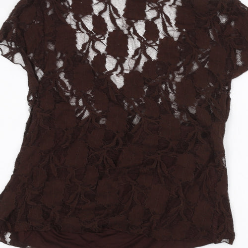 Sky designs Womens Brown   Basic T-Shirt Size M