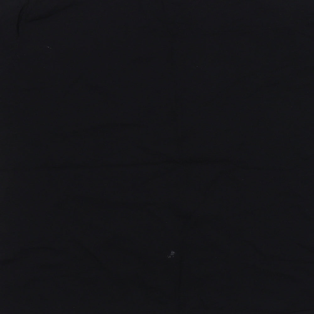 JUST ELEGANCE Womens Black   Basic T-Shirt Size L