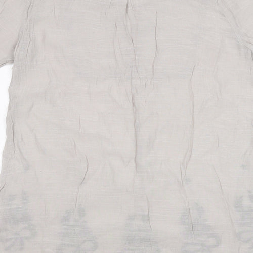 JUST ELEGANCE Womens Grey   Basic T-Shirt Size M