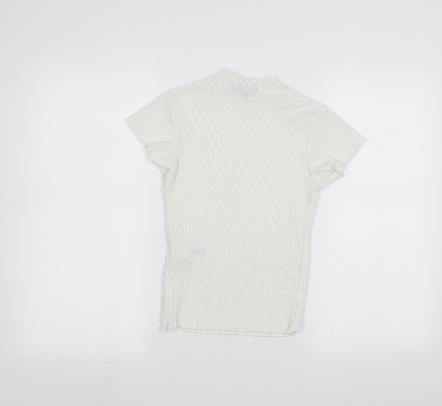 New Look Womens White   Basic T-Shirt Size 8
