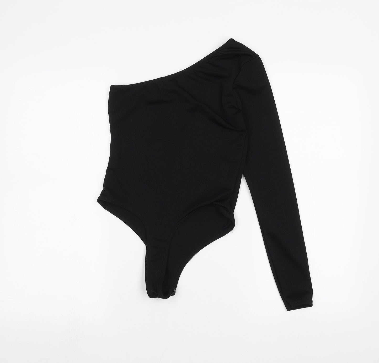 PRETTYLITTLETHING Womens Black   Bodysuit One-Piece Size 8