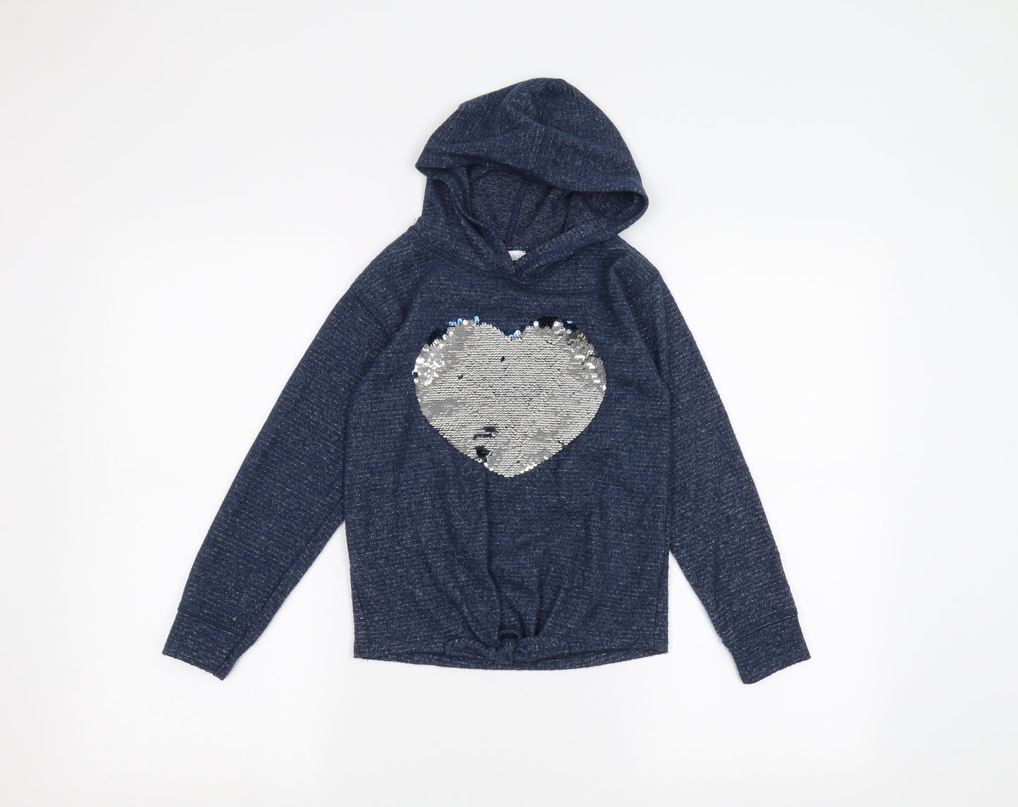 Blue Zoo Girls Blue   Pullover Hoodie Size 8-9 Years