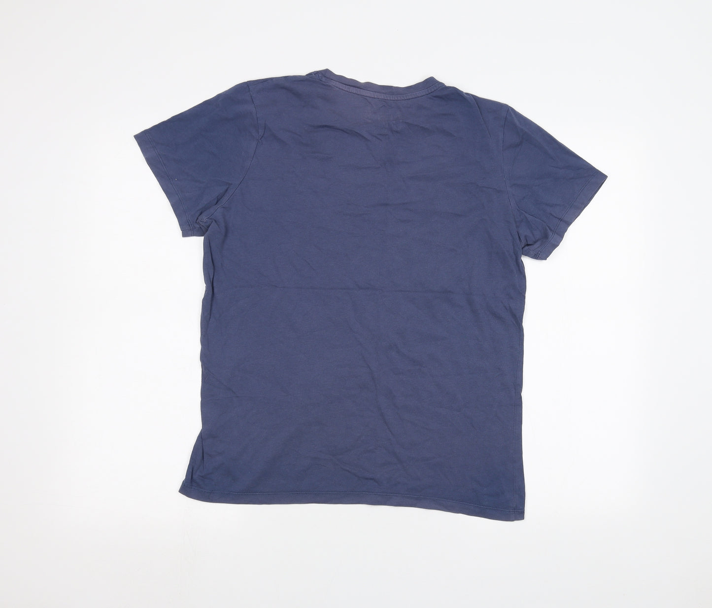 JACK & JONES Mens Blue    T-Shirt Size S