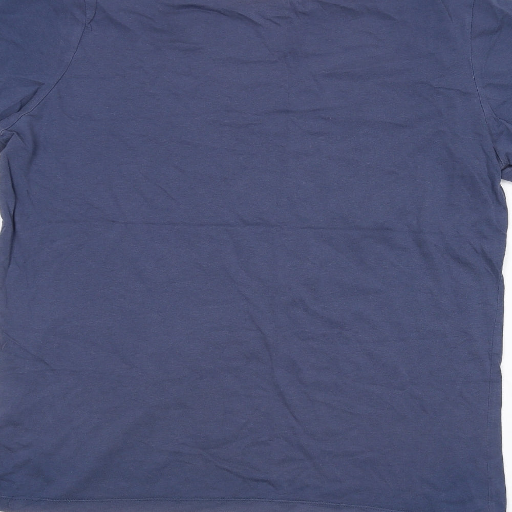 JACK & JONES Mens Blue    T-Shirt Size S