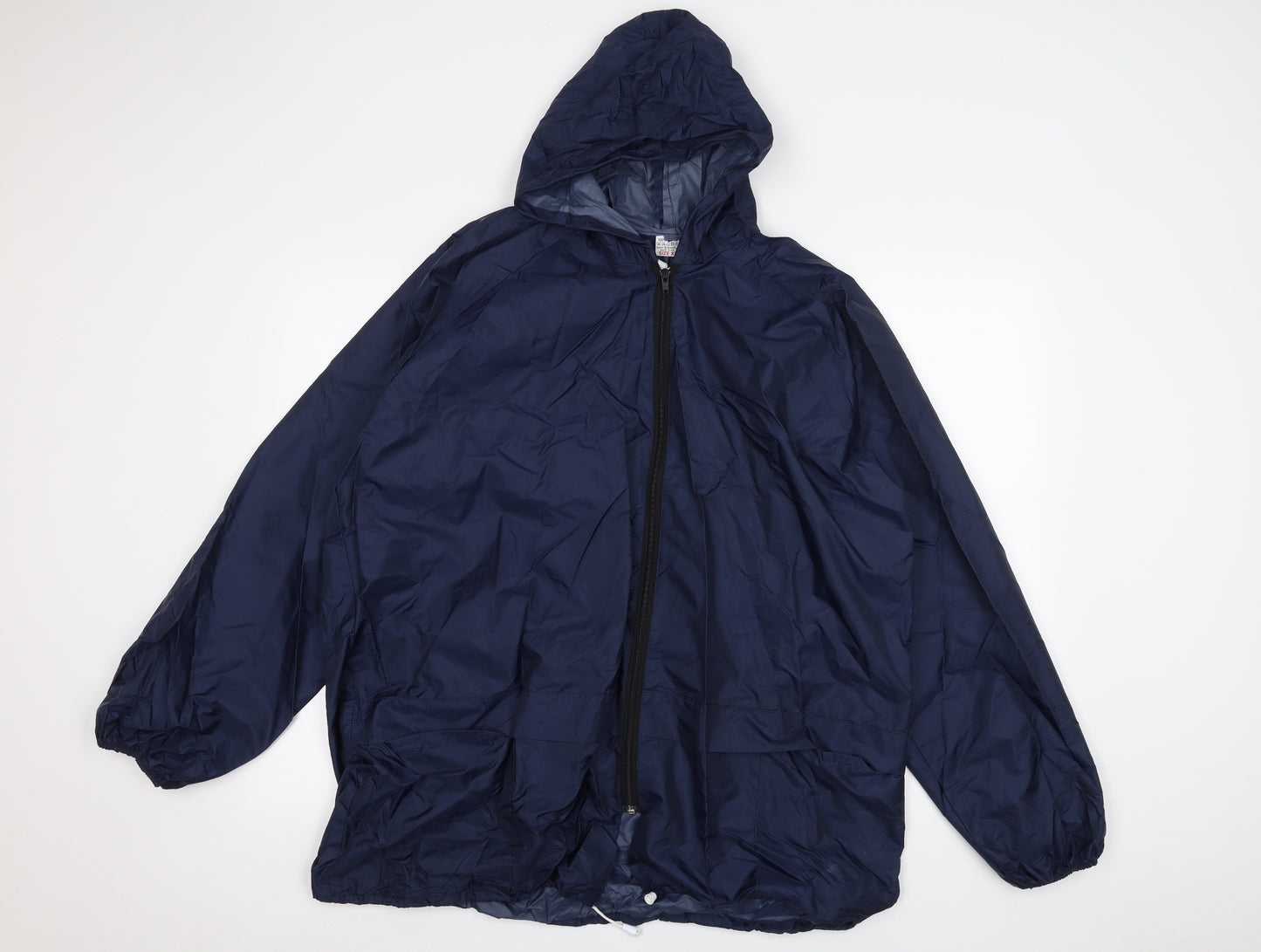 Preworn Mens Blue   Rain Coat Coat Size XL