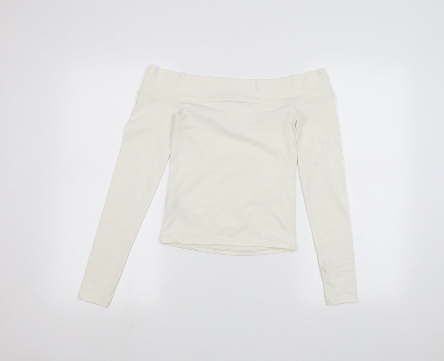 Miss Selfridge Womens White   Basic T-Shirt Size 8