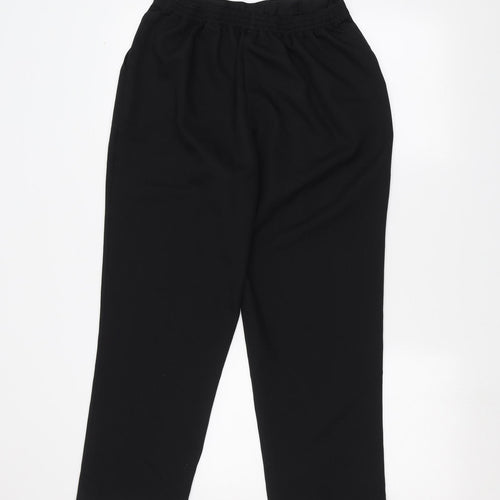 Matalan Womens Black   Trousers  Size 14 L24 in