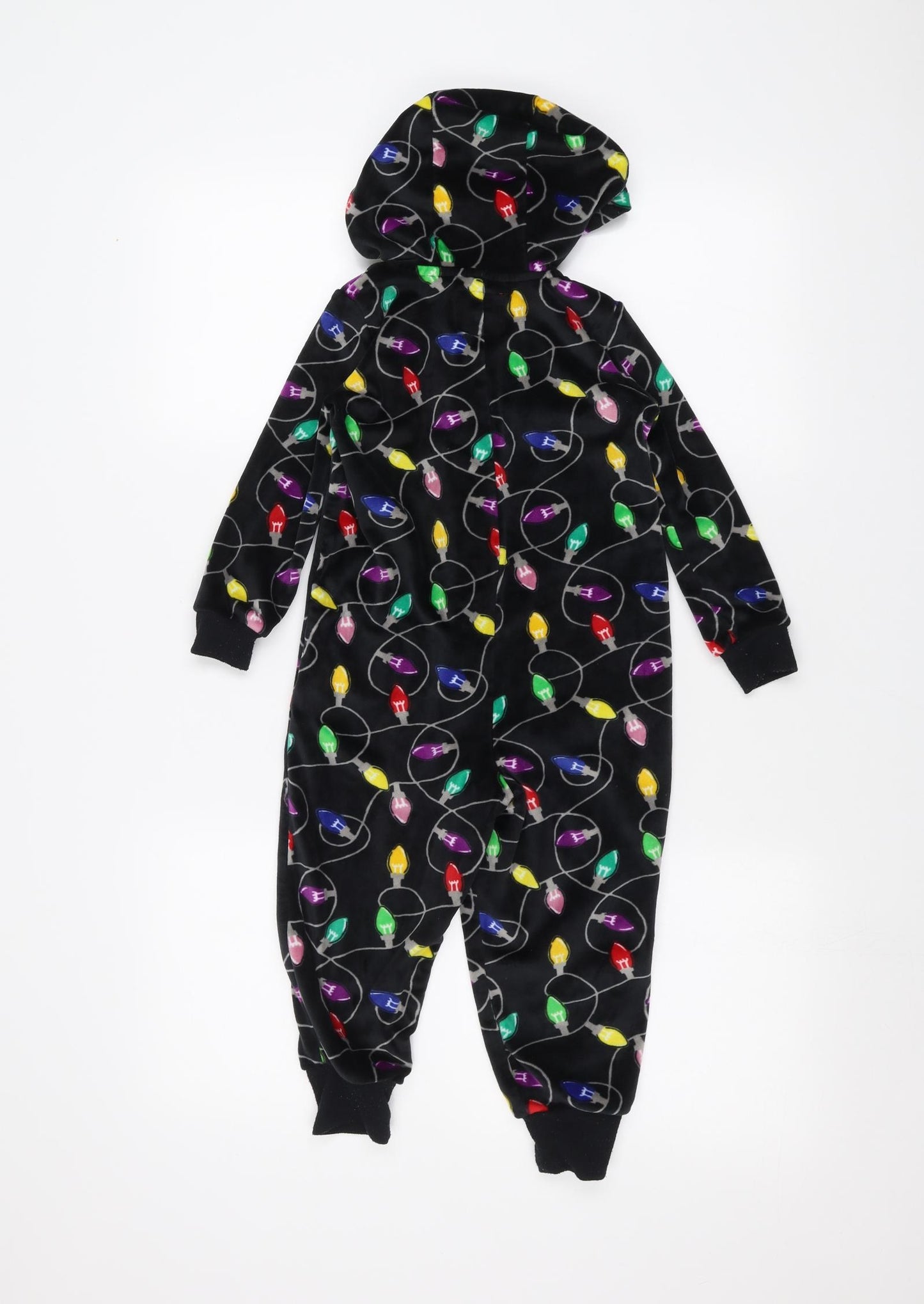TU Boys Black Solid   One Piece Size 3-4 Years  - Christmas lights