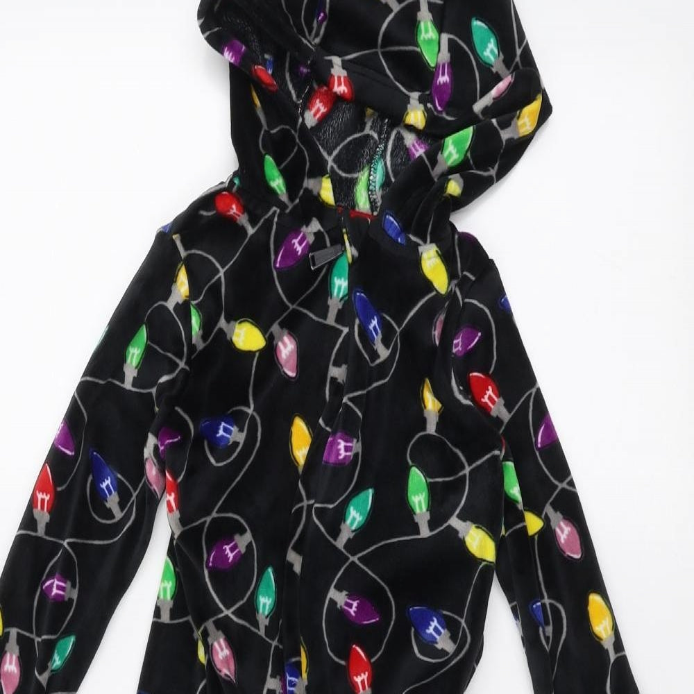 TU Boys Black Solid   One Piece Size 3-4 Years  - Christmas lights