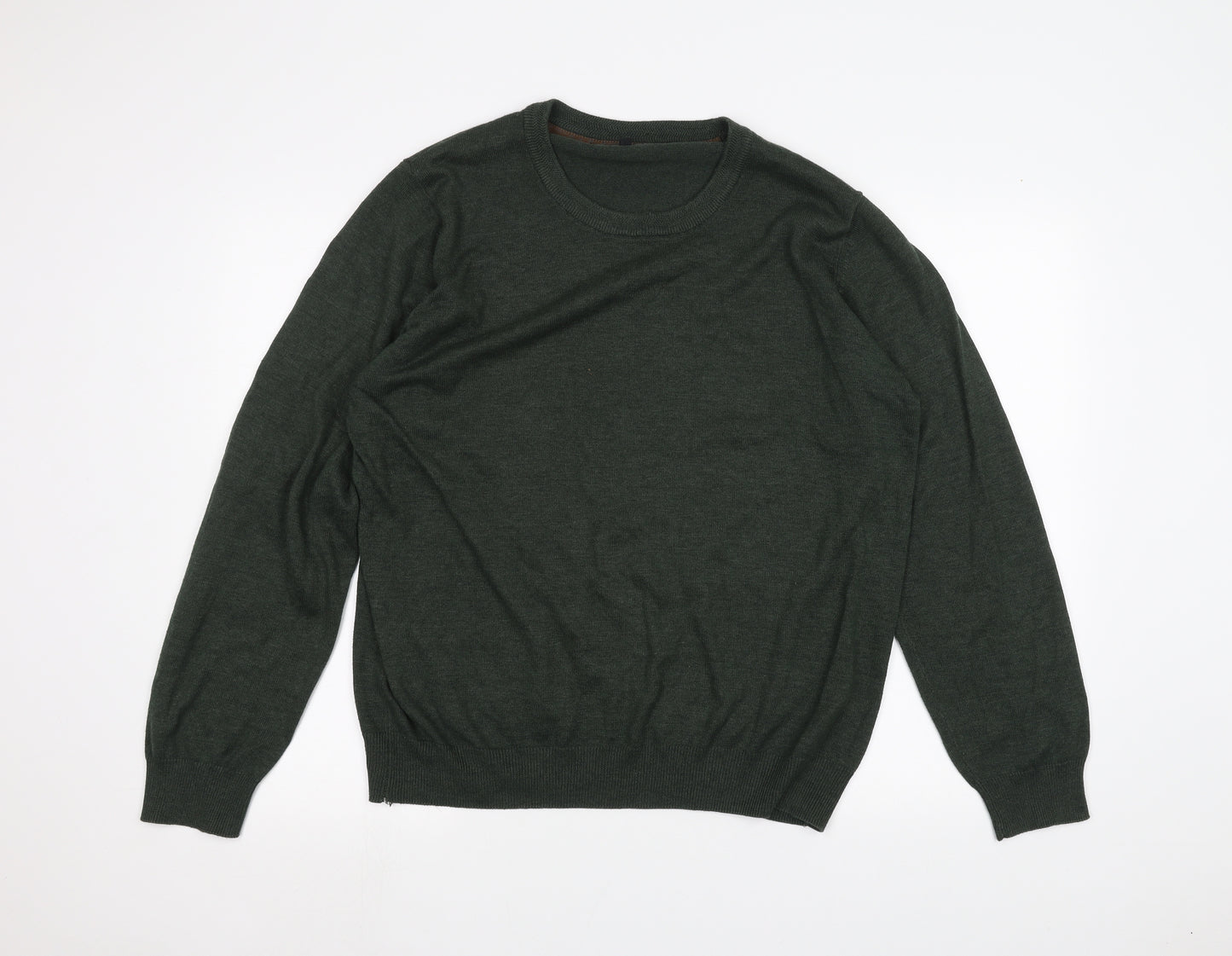 Avenue Mens Green   Pullover Jumper Size L