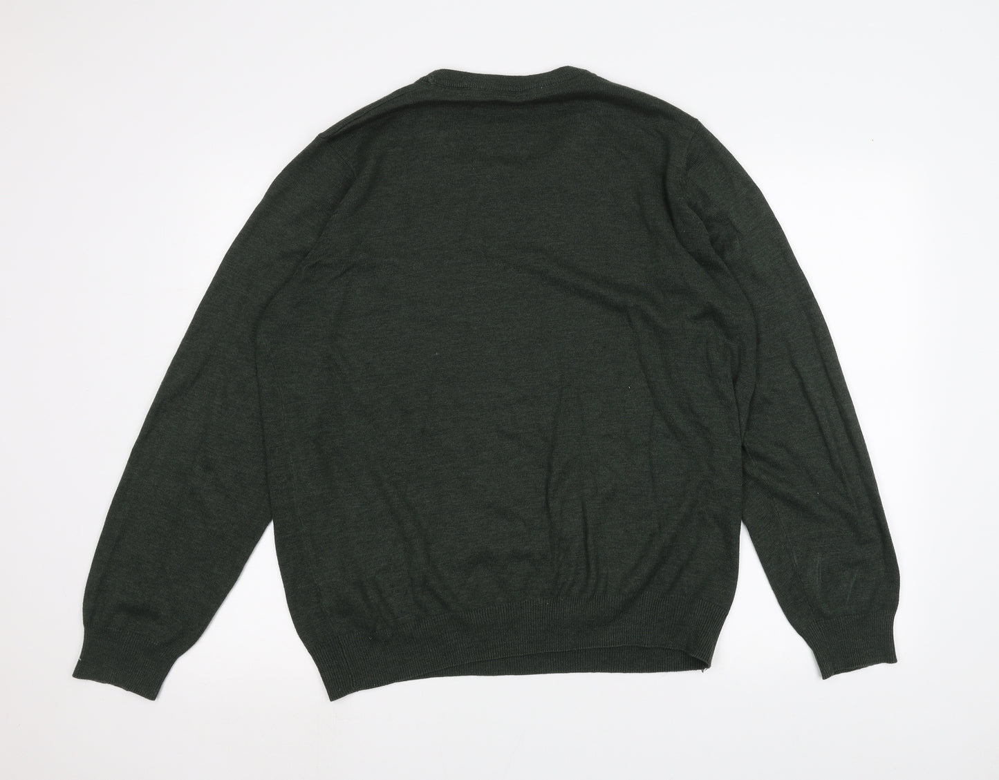 Avenue Mens Green   Pullover Jumper Size L