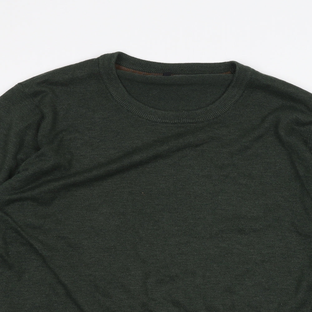 Avenue Mens Green   Pullover Jumper Size L