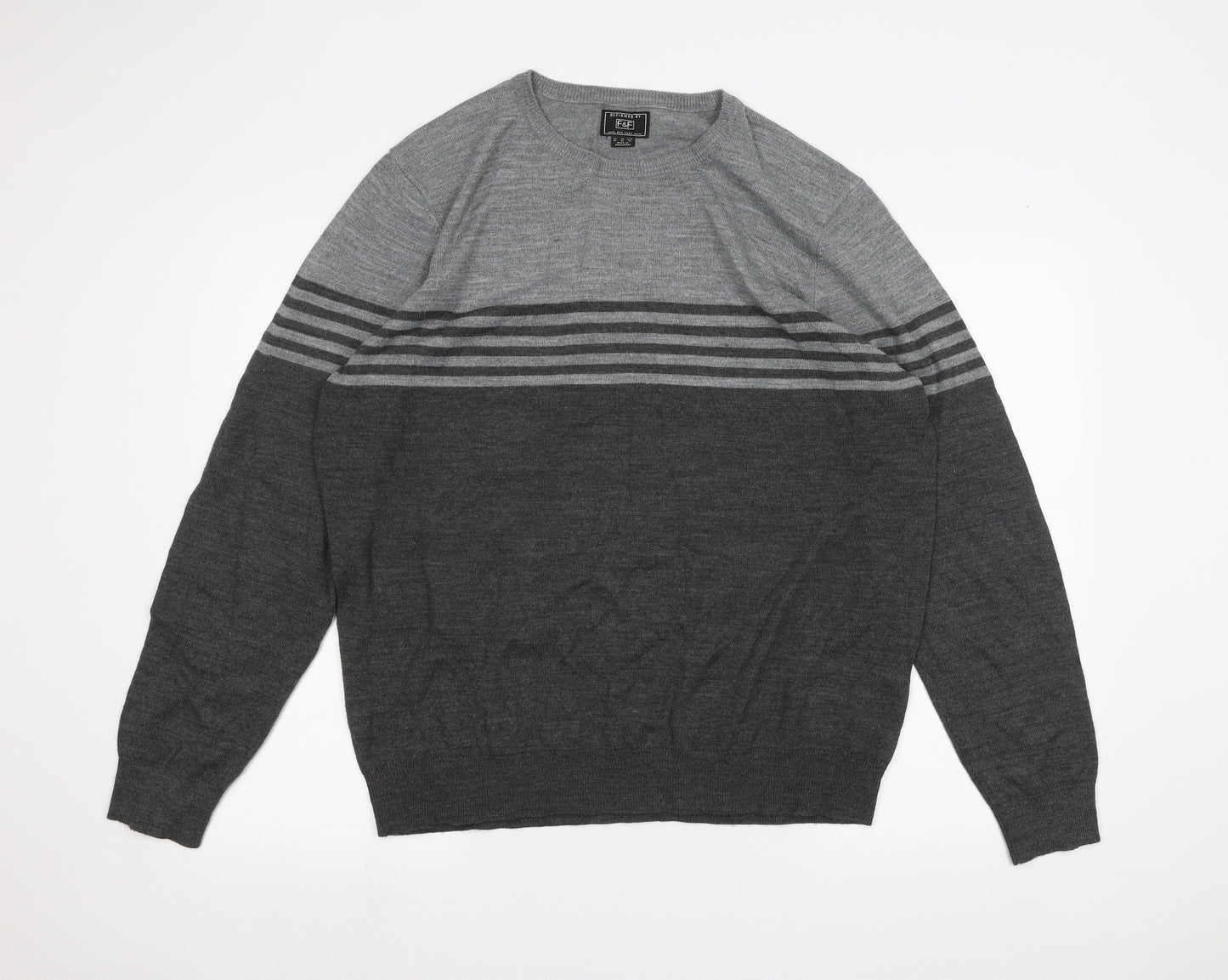 F&F Womens Grey   Pullover Jumper Size XL