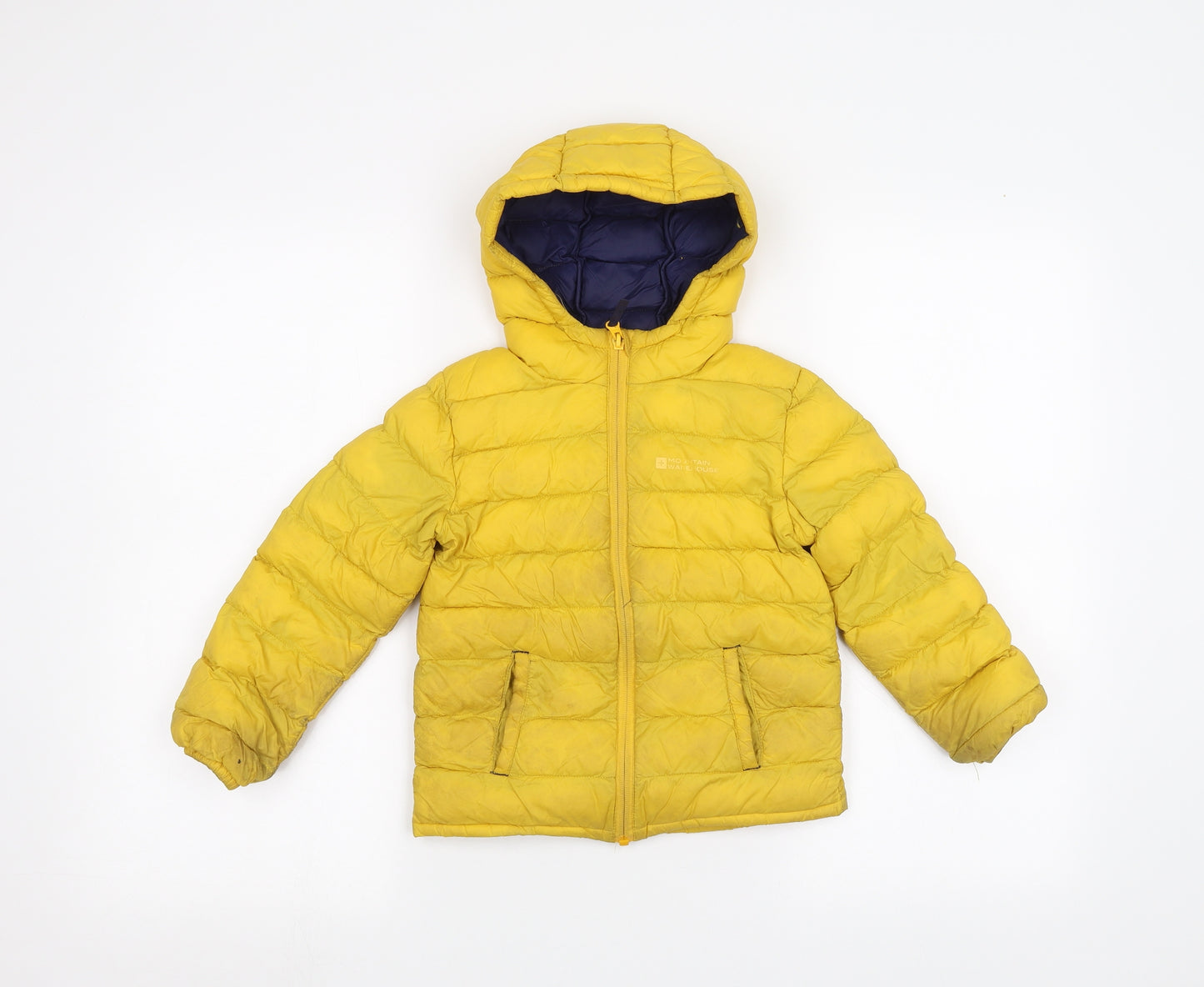 Mountain Warehouse Boys Yellow   Puffer Jacket Coat Size 3-4 Years