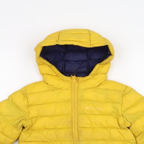 Mountain Warehouse Boys Yellow   Puffer Jacket Coat Size 3-4 Years