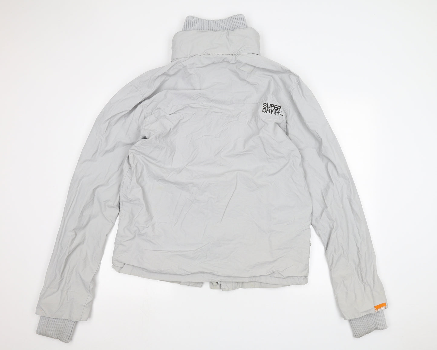 Superdry Mens Grey   Pea Coat Coat Size XL